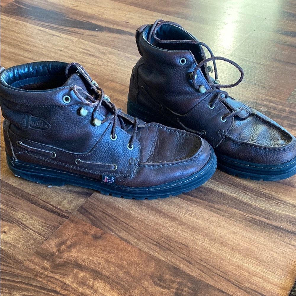 Justin mens casual lace up shoe
